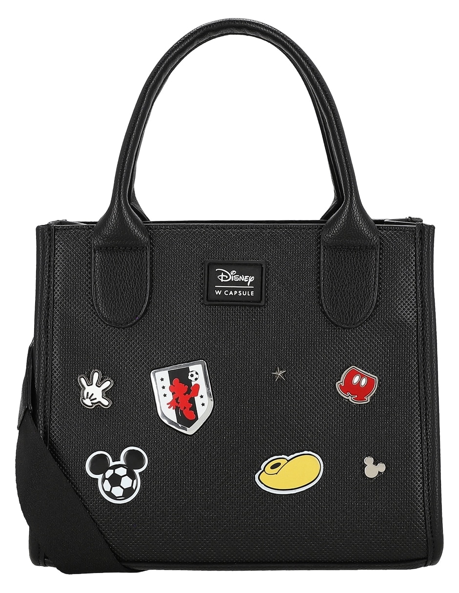Bolsa satchel Pipluma Mickey Mouse para mujer