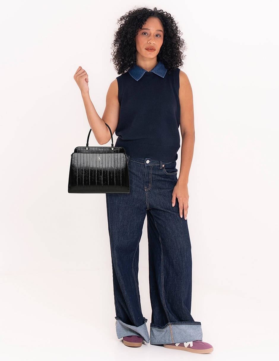 Bolsa satchel Steve Madden para mujer
