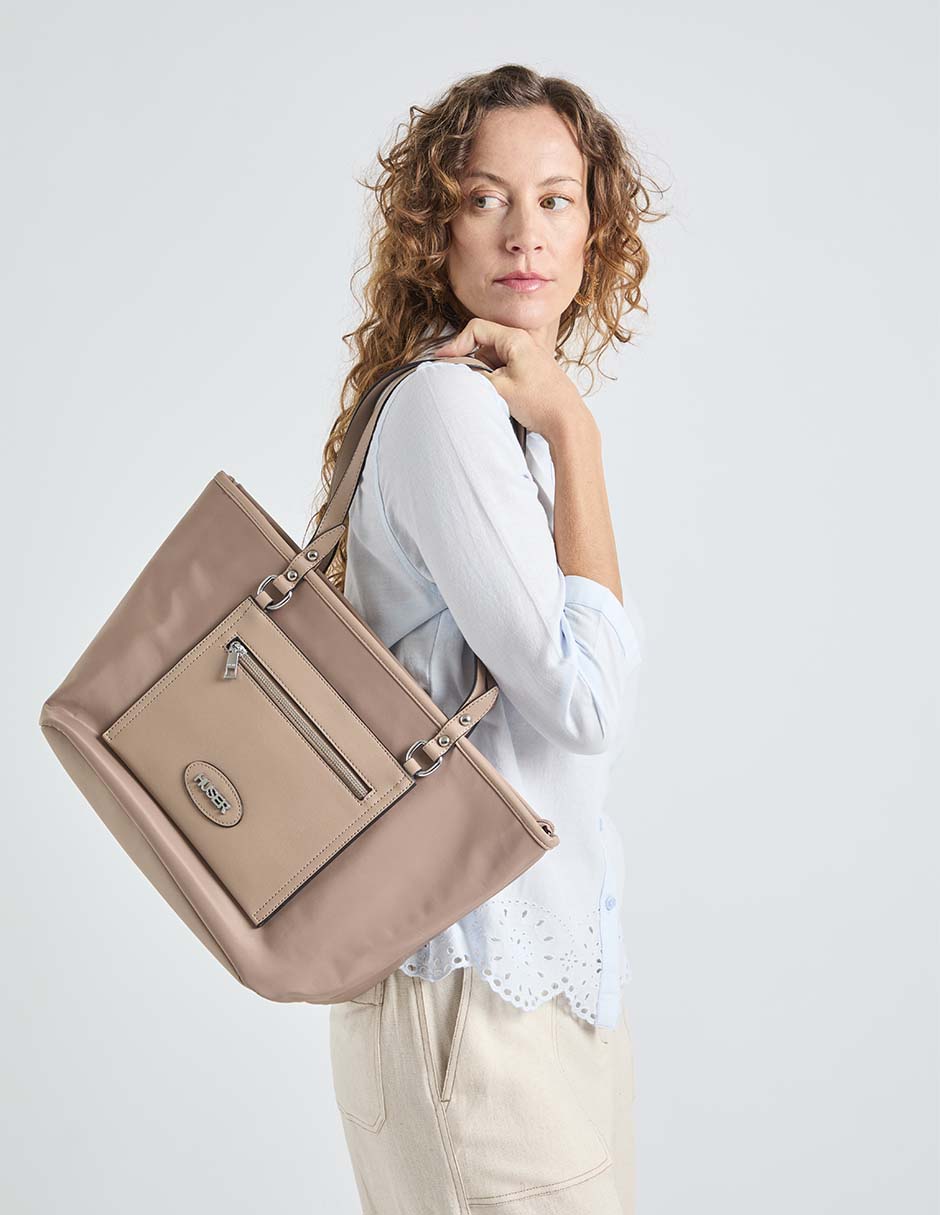 Bolsa tote Huser Basics para mujer