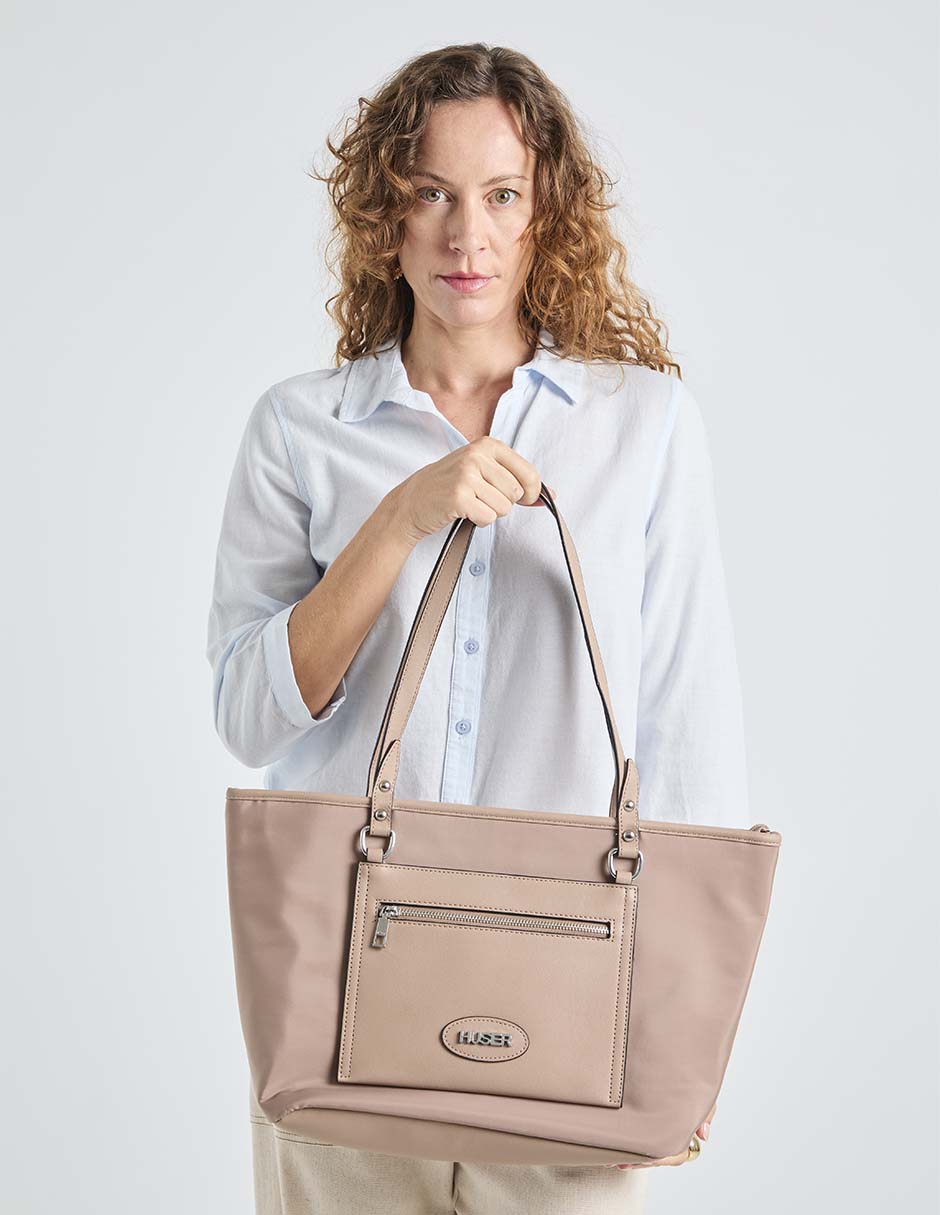 Bolsa tote Huser Basics para mujer