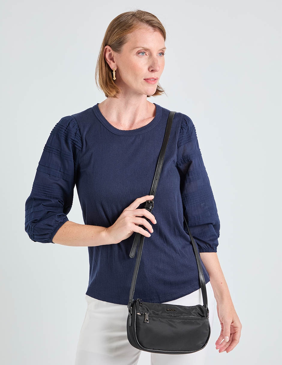 Bolsa crossbody huser basics para mujer