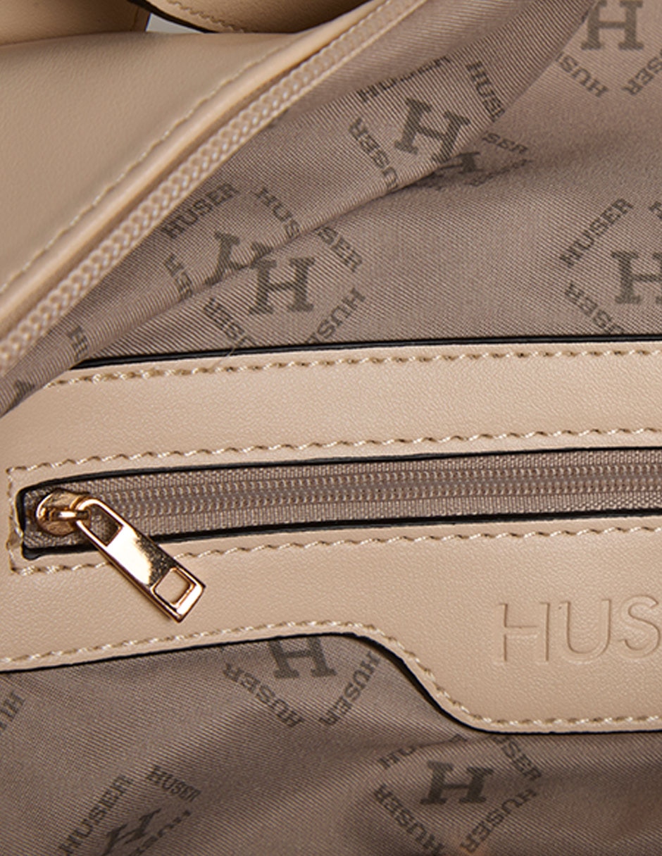 Bolsa bowler huser basics para mujer