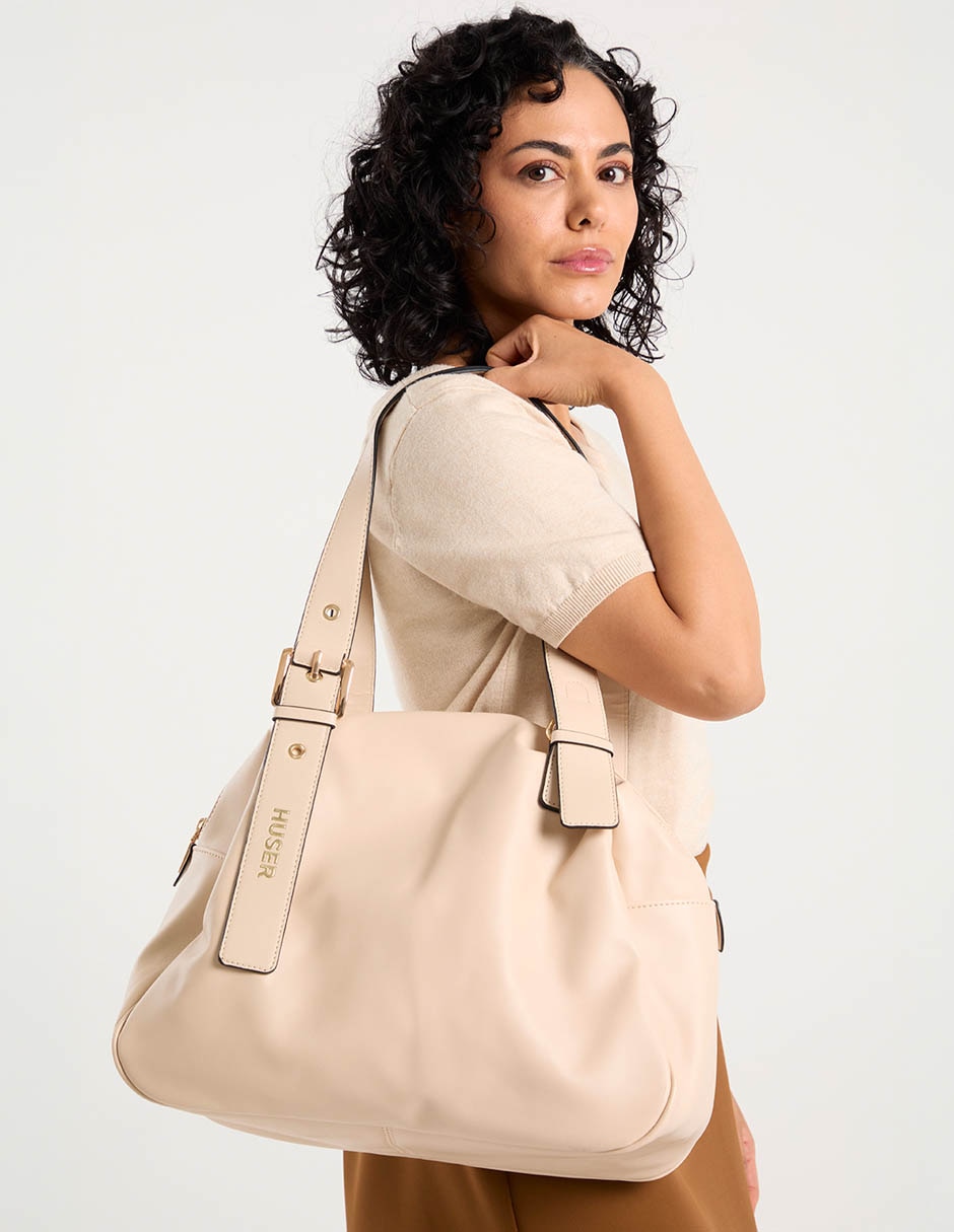 Bolsa bowler huser basics para mujer