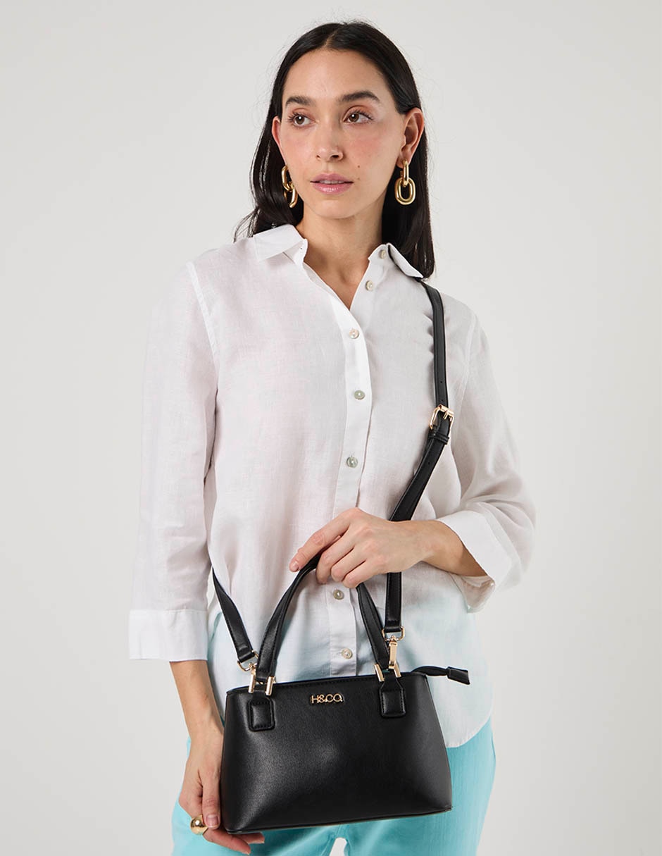 Bolsa crossbody H&Co Delta para mujer