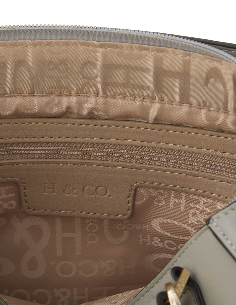 Bolsa satchel H&Co para mujer