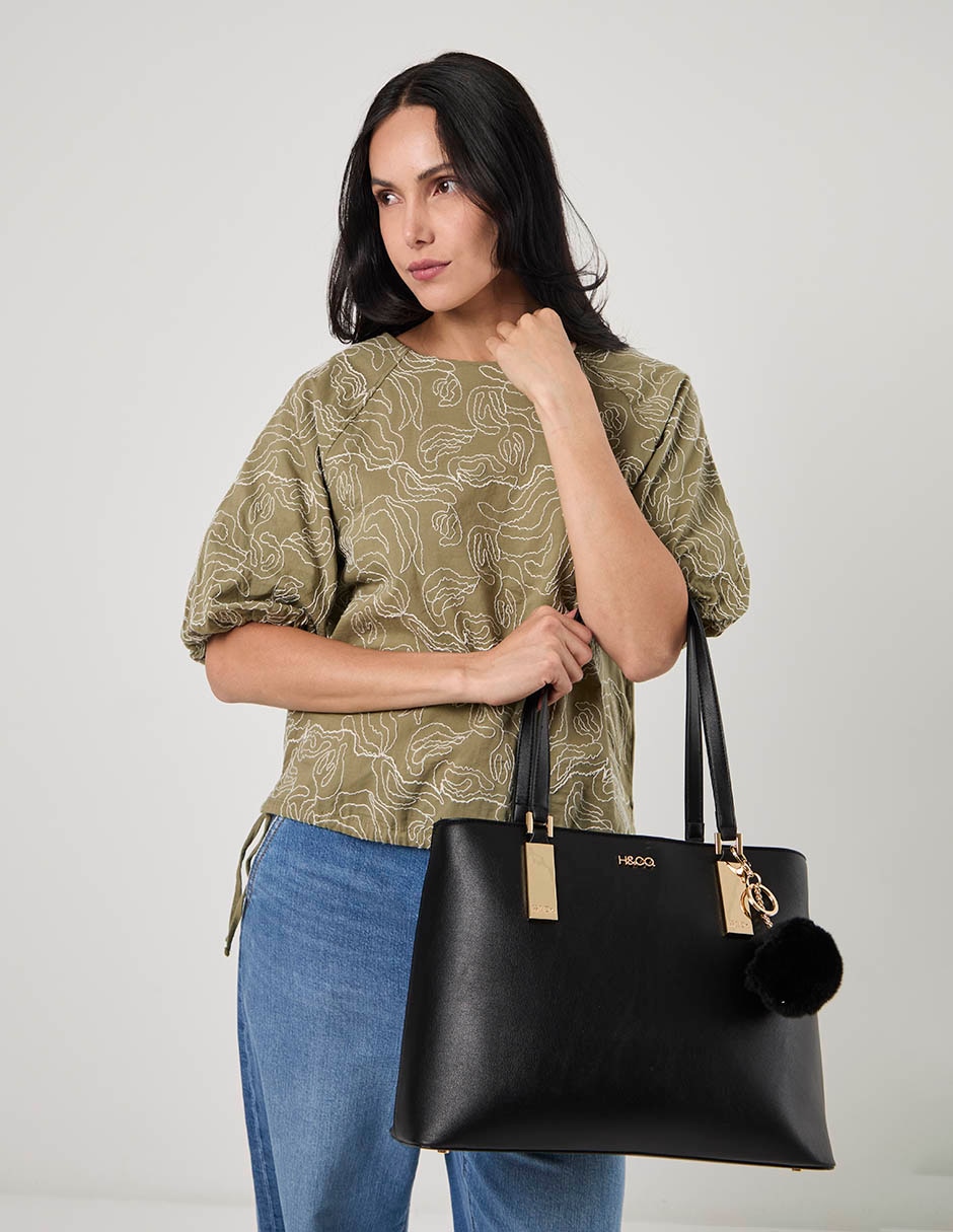 Bolsa Tote H&Co Delta para mujer