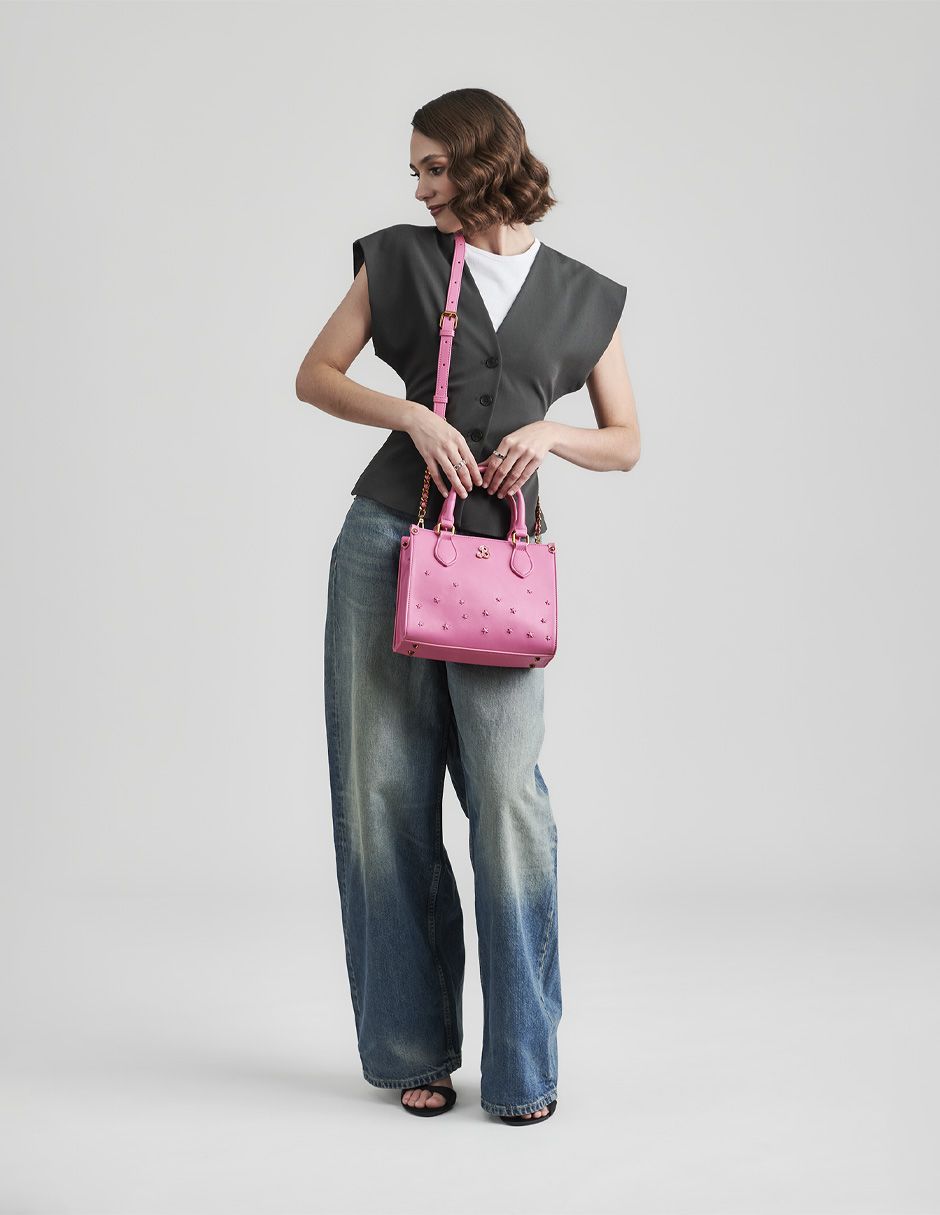 Bolsa satchel barbie x gorett joanne barbie para mujer