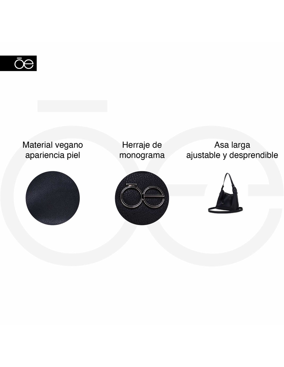 Bolsa shoulder Avakti de piel vegana para mujer 3