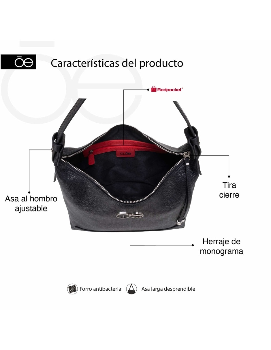 Bolsa shoulder Avakti de piel vegana para mujer 5