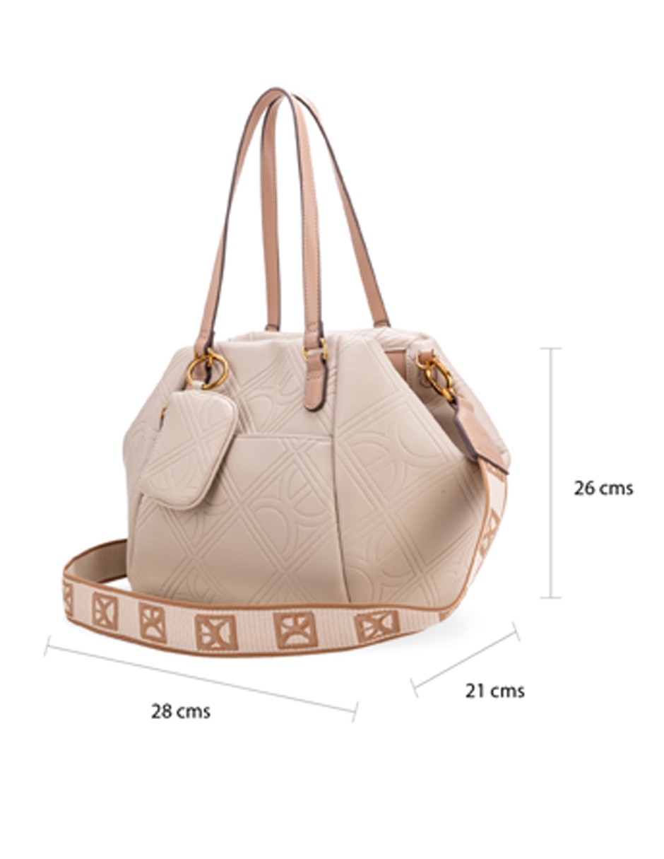Bolsa satchel Hesami de piel vegana para mujer 2