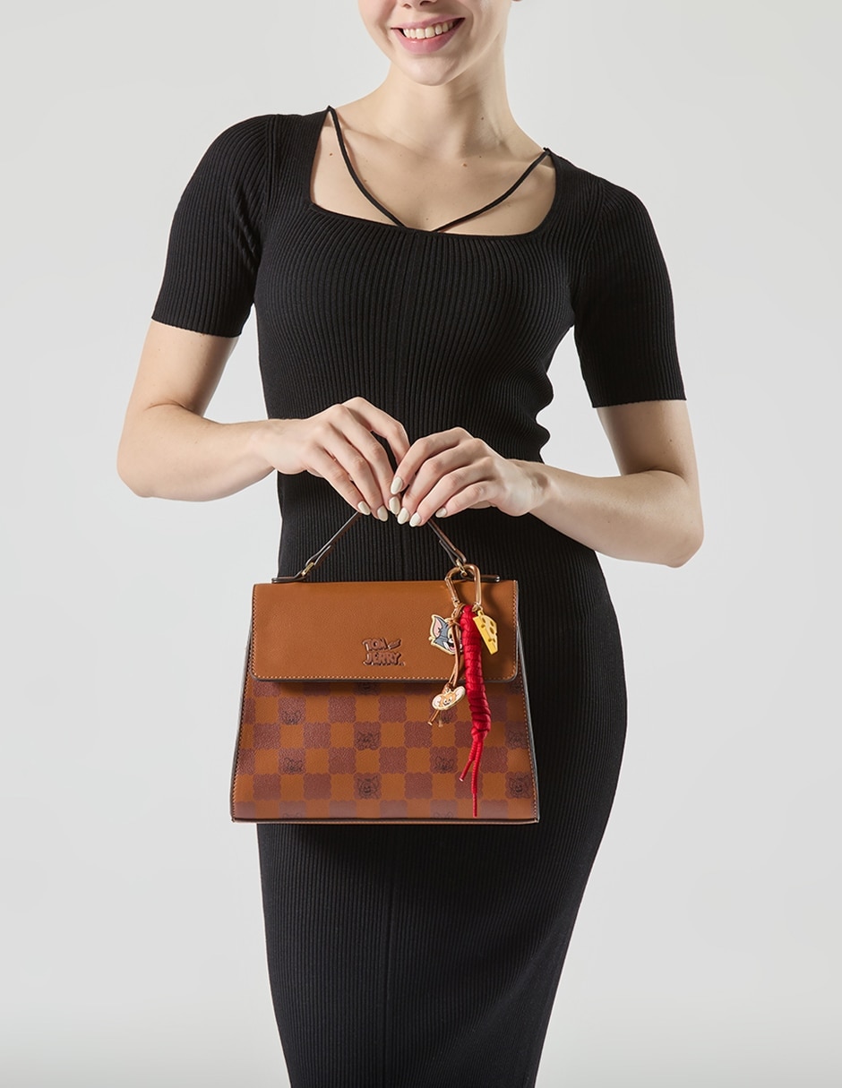 Bolsa satchel Dambi Tom y Jerry para mujer 7
