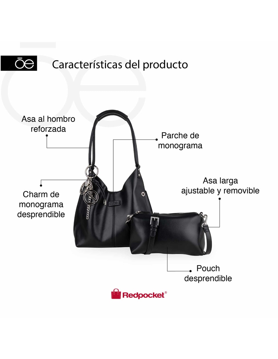Bolsa hobo cloe fadalia mujer
