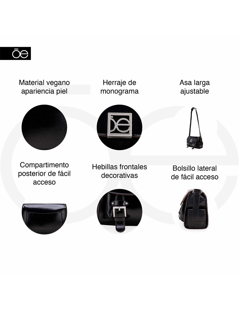 Bolsa crossbody cloe zanalia para mujer