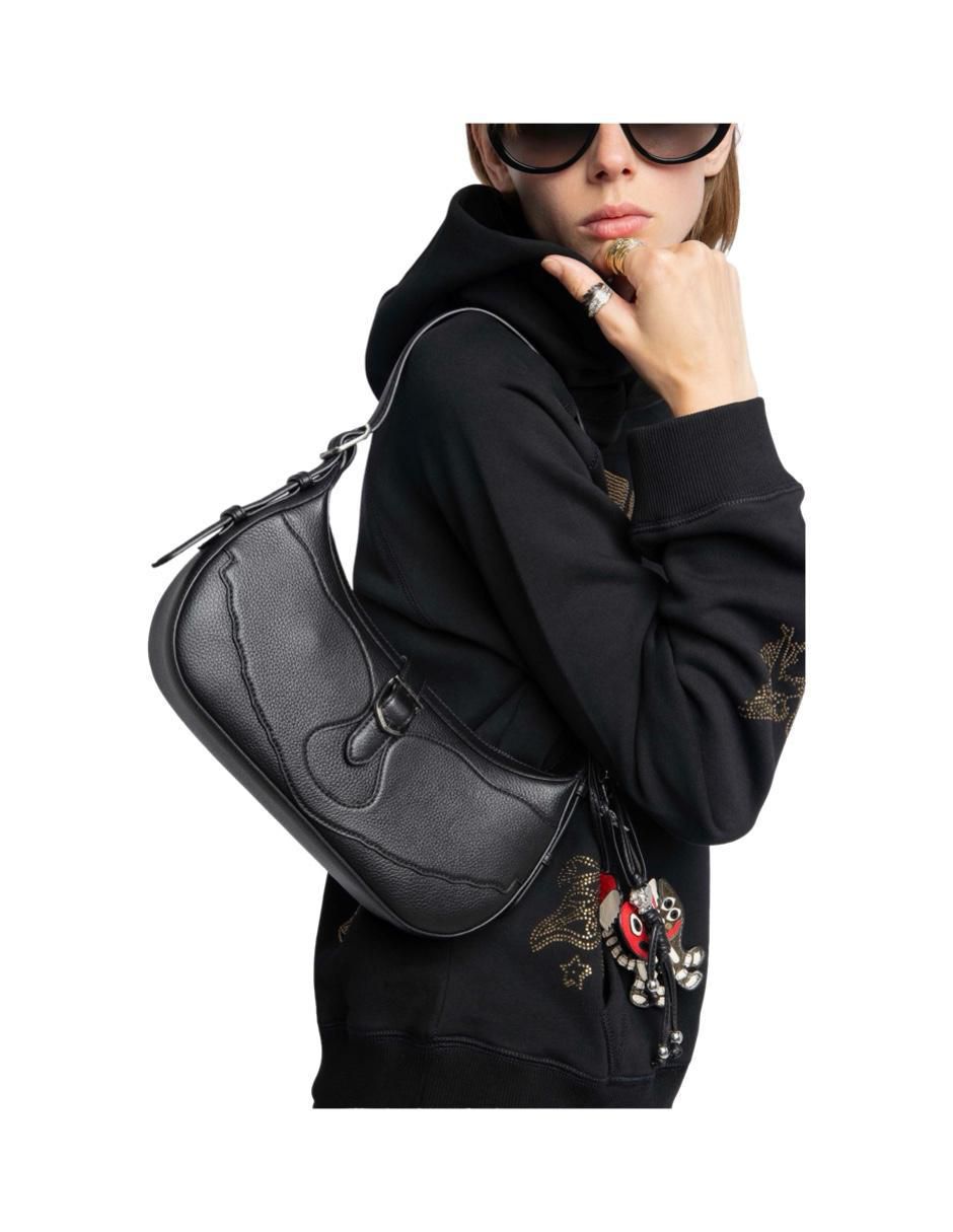 Bolsa shoulder Monnrise de cuero para mujer 5