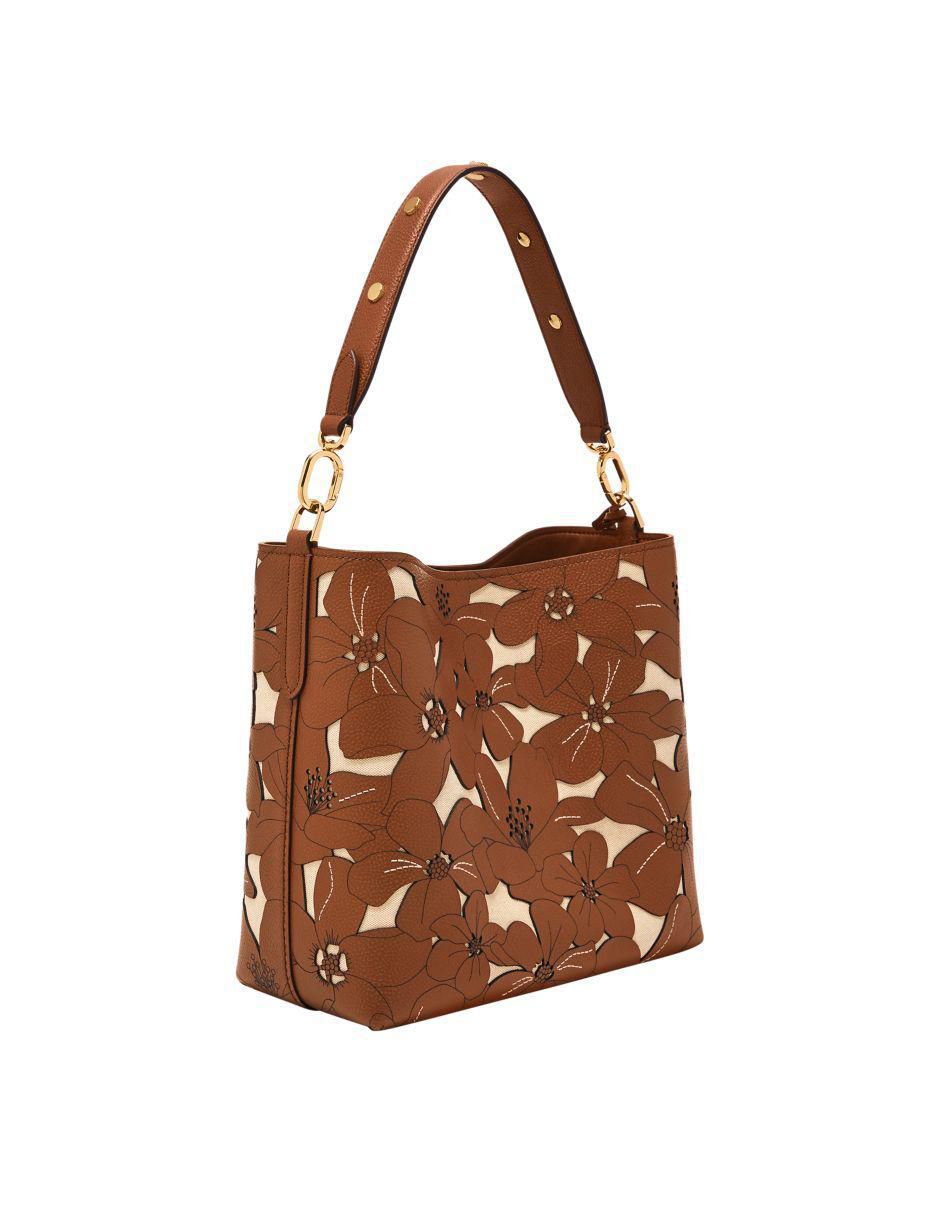 Bolsa bucket Jessie de piel para mujer
