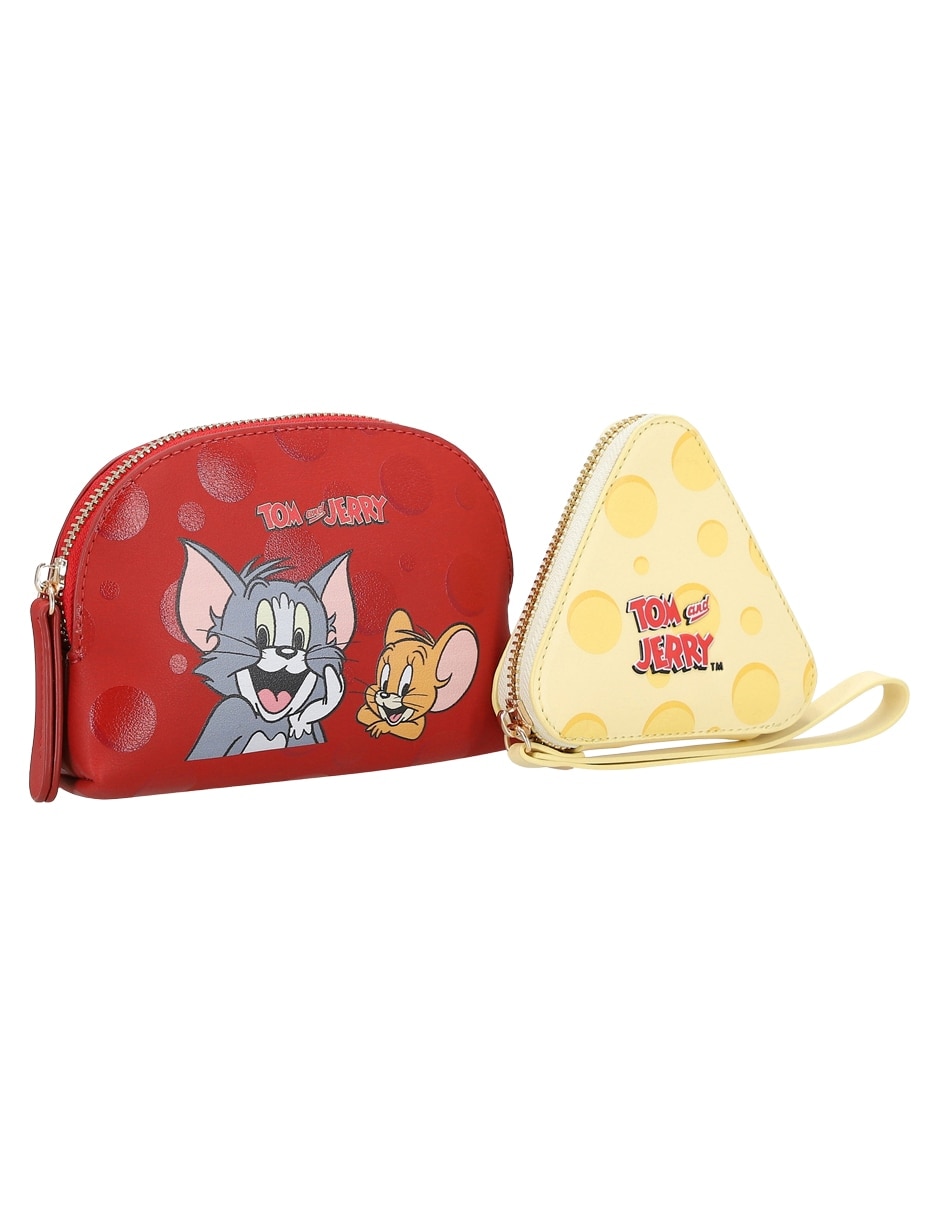 Set cosmetiquera para maquillaje dambi tom y jerry 2 piezas para mujer Set cosmetiquera para maquillaje dambi tom y jerry 2 piezas para mujer