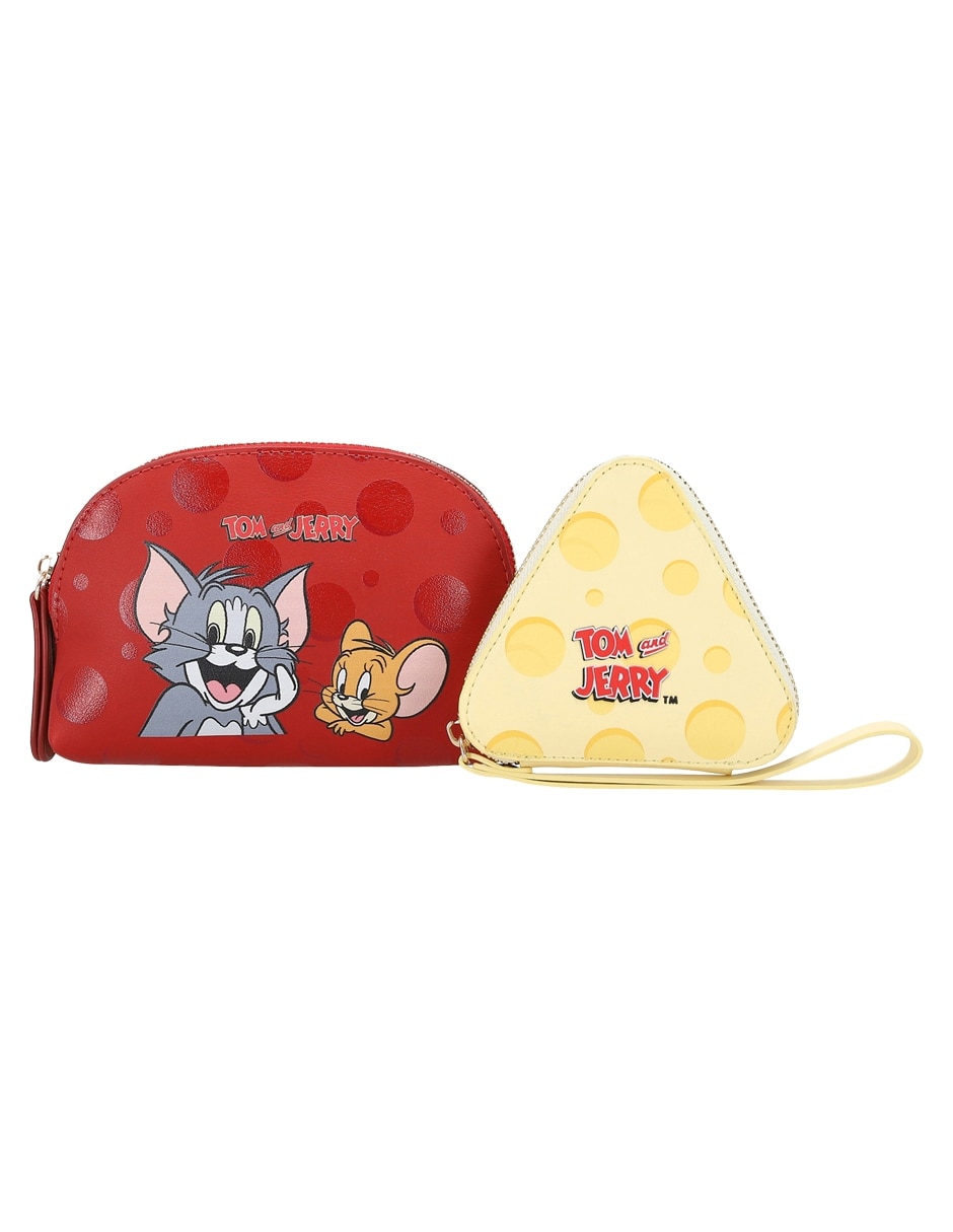 Set cosmetiquera para maquillaje dambi tom y jerry 2 piezas para mujer 1
