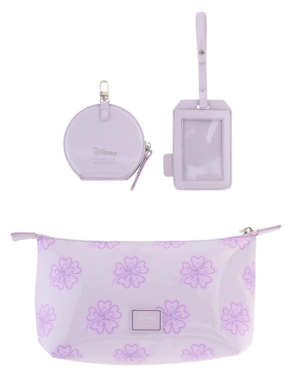 Set cosmetiquera para maquillaje w capsule kensno stitch3 piezas para mujer