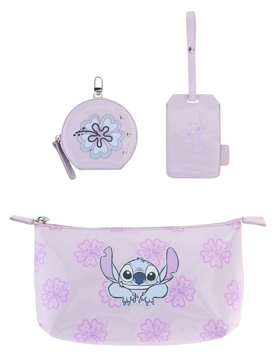 Set cosmetiquera para maquillaje w capsule kensno stitch3 piezas para mujer
