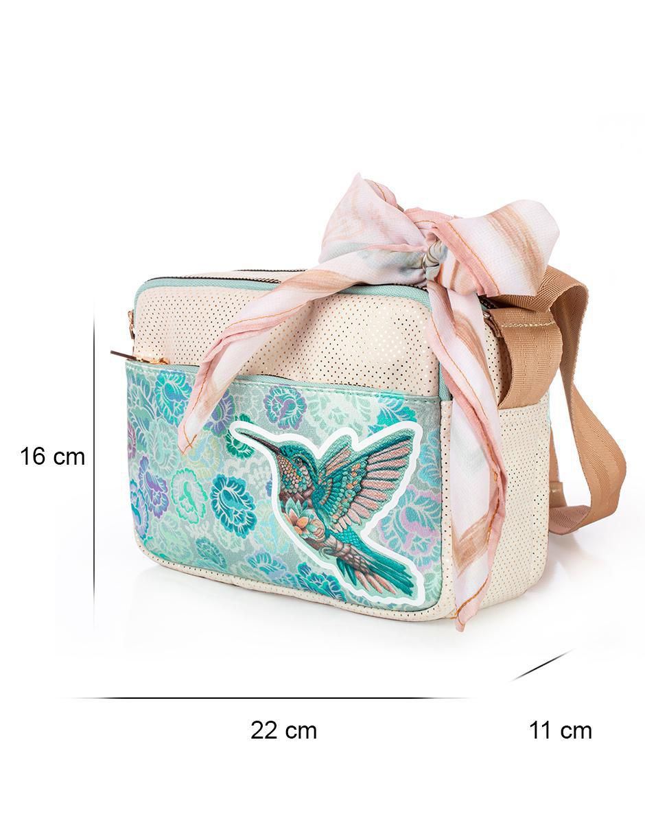 Bolsa crossbody Colibot Colibrí para mujer 5