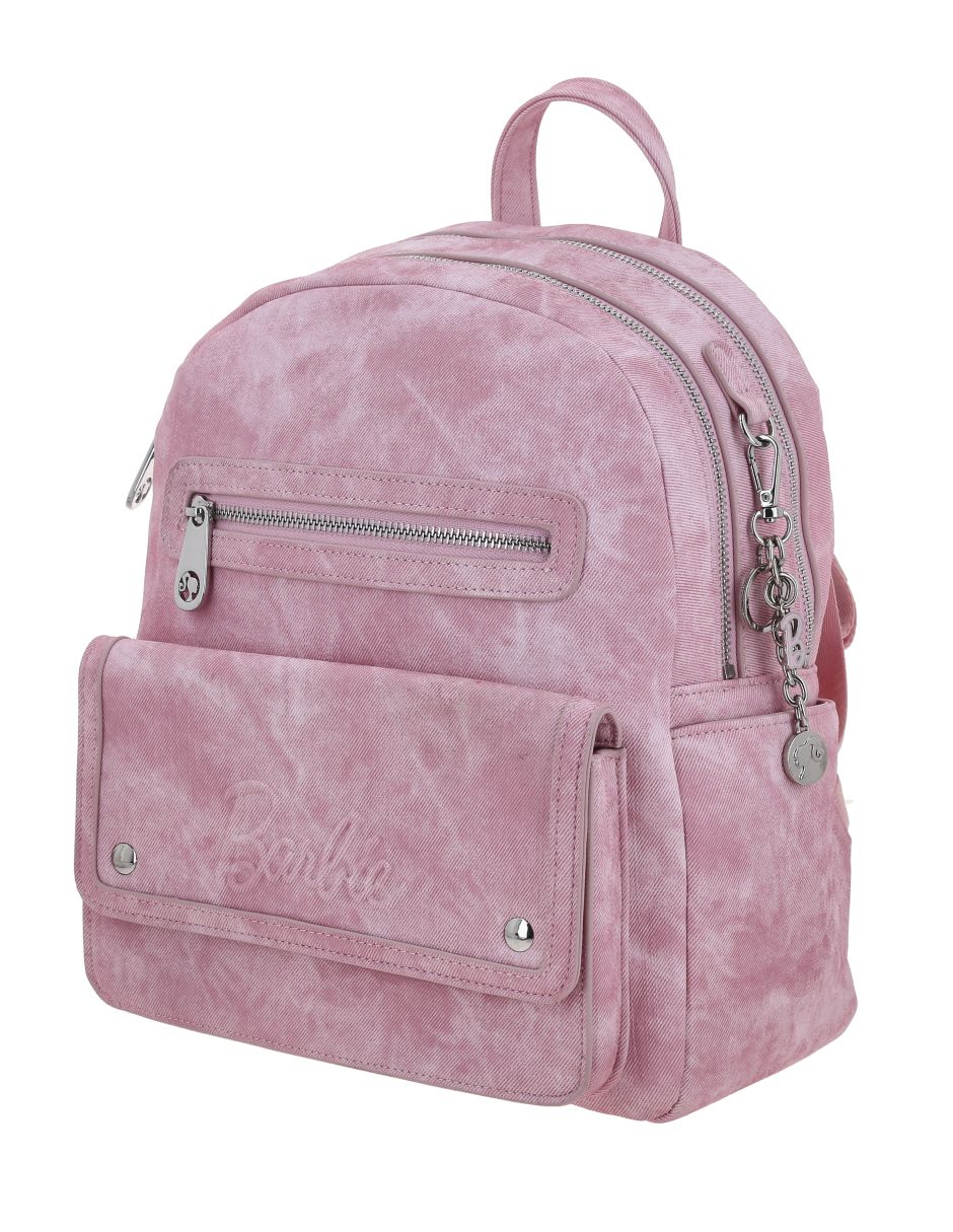 'set/bolsa' backpack lizzy barbie 'de' piel sintética 'para' (si aplica) mujer