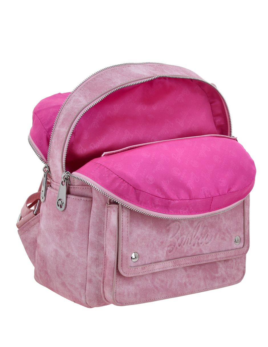 "set/bolsa" backpack lizzy barbie "de" piel sintética "para" (si aplica) mujer 7