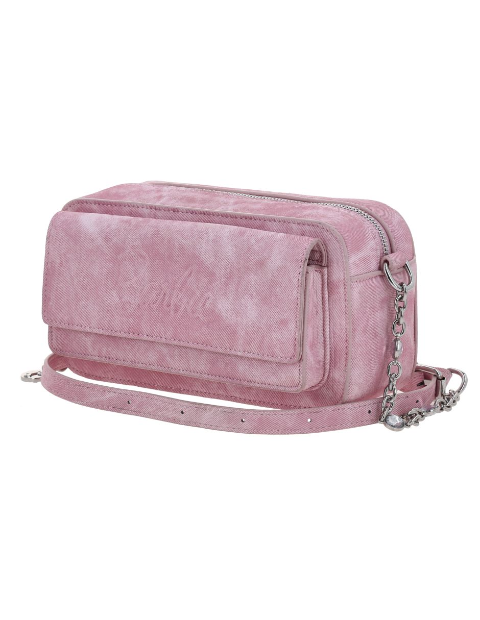 'set/bolsa' crossbody lizzy barbie 'de' piel sintética 'para' (si aplica) mujer