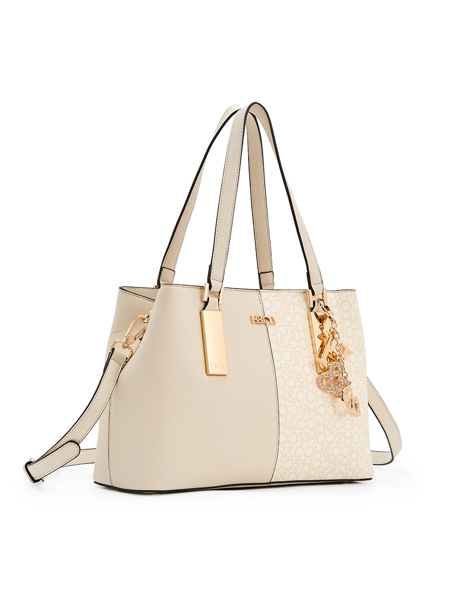 Bolsa satchel H&Co Agnes para mujer