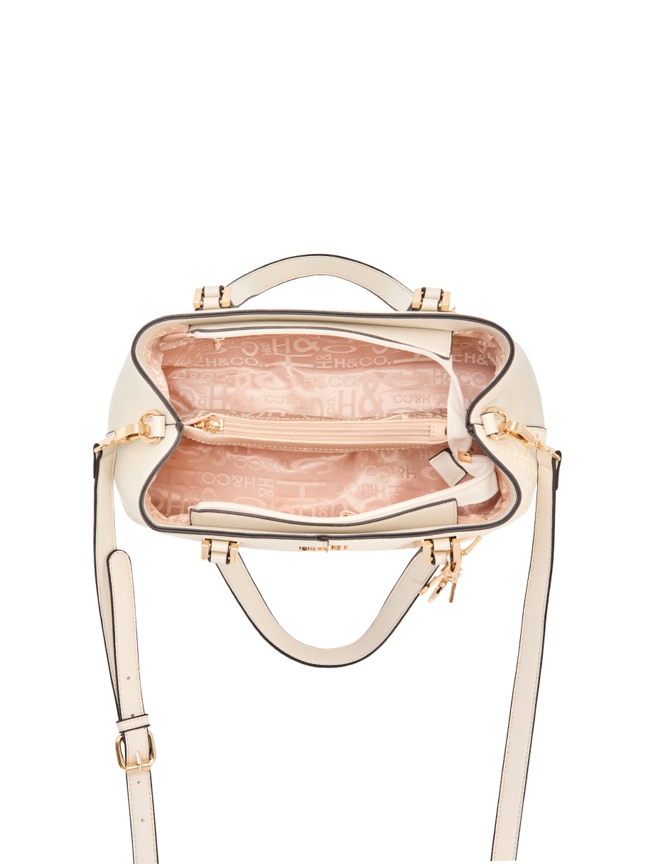 Bolsa satchel H&Co Agnes para mujer
