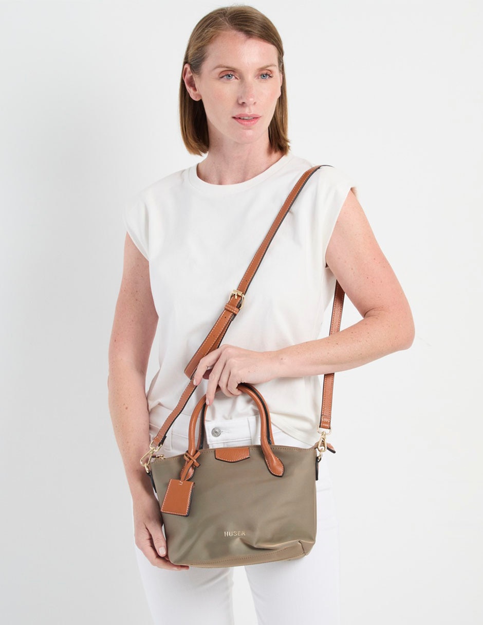 Bolsa satchel Huser para mujer