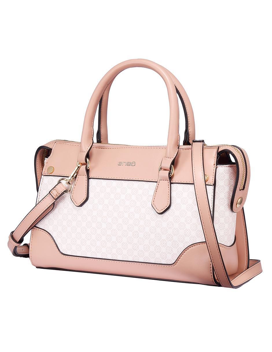 Bolsa satchel Monogram Blush para mujer 7