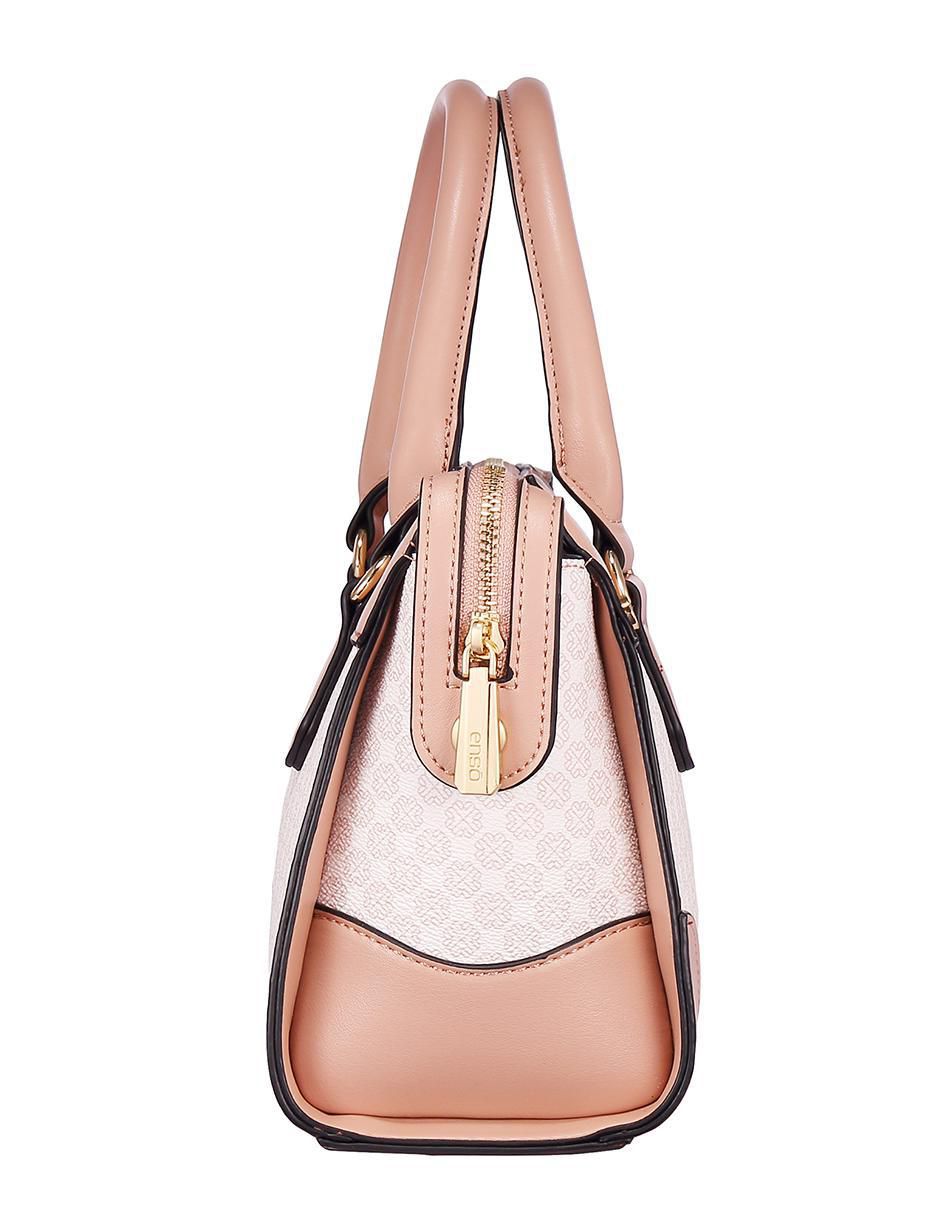 Bolsa satchel Monogram Blush para mujer 8