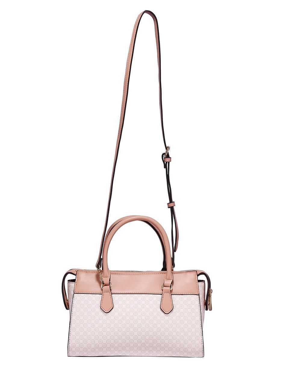 Bolsa satchel Monogram Blush para mujer 9