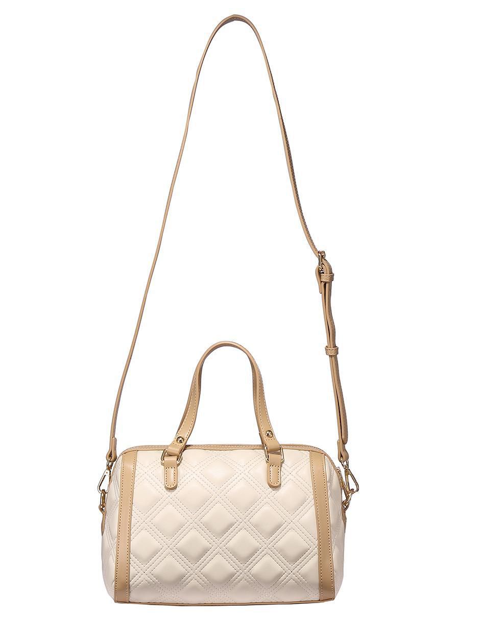Bolsa bowler Enso Quilted Chic para mujer