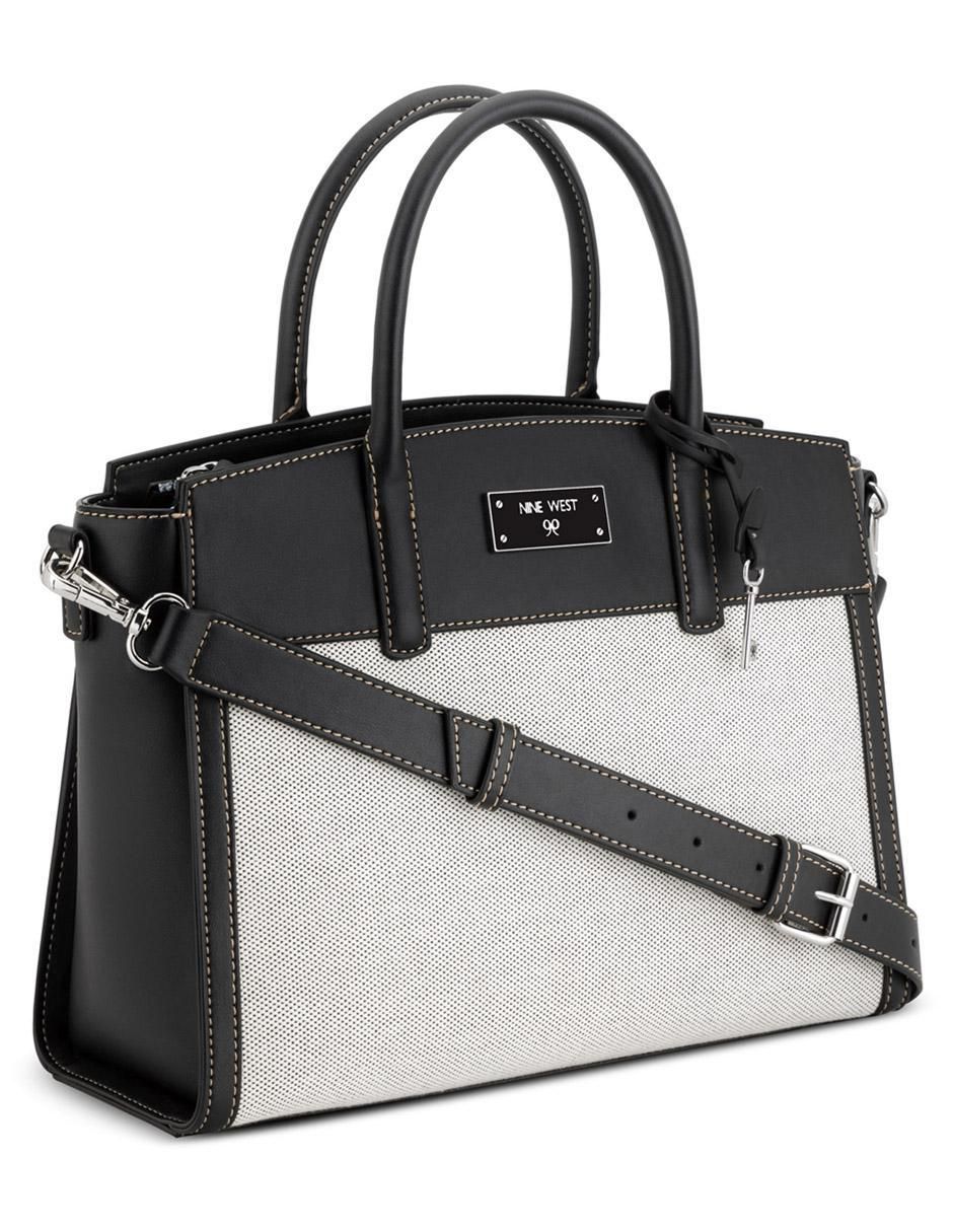 Bolsa satchel Nine West ledger para mujer