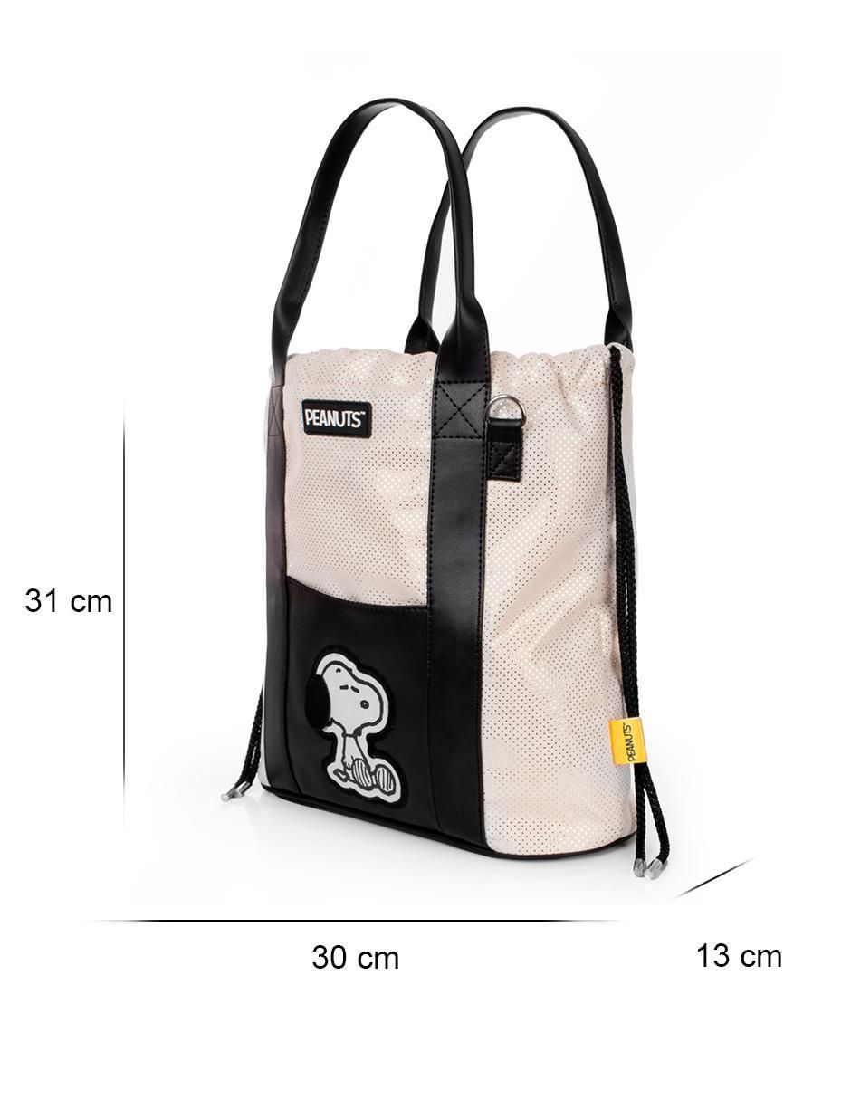 Bolsa bucket Peanuts Snoopy para mujer