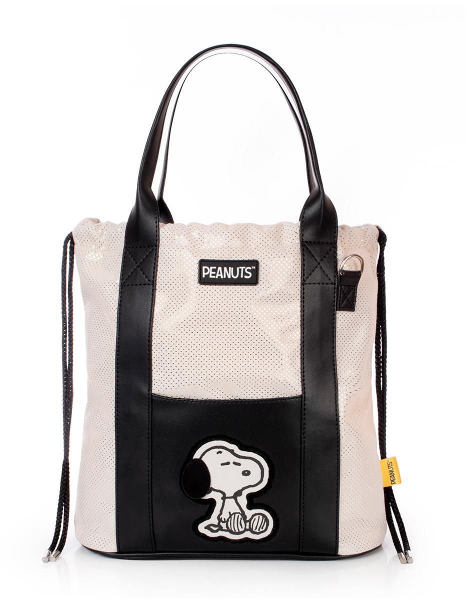 Bolsa bucket Snoopy para mujer