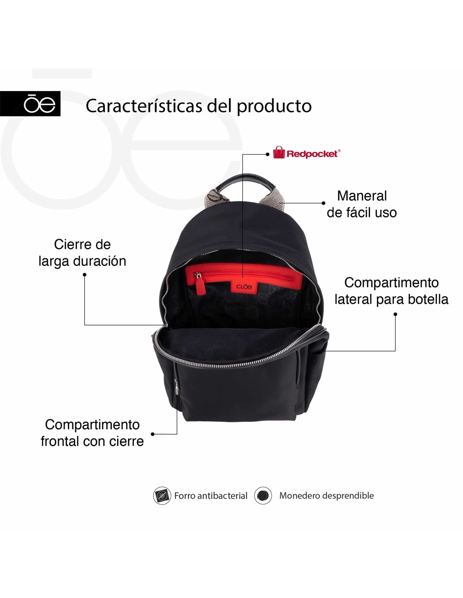 Mochila casual Idaeli para mujer 6