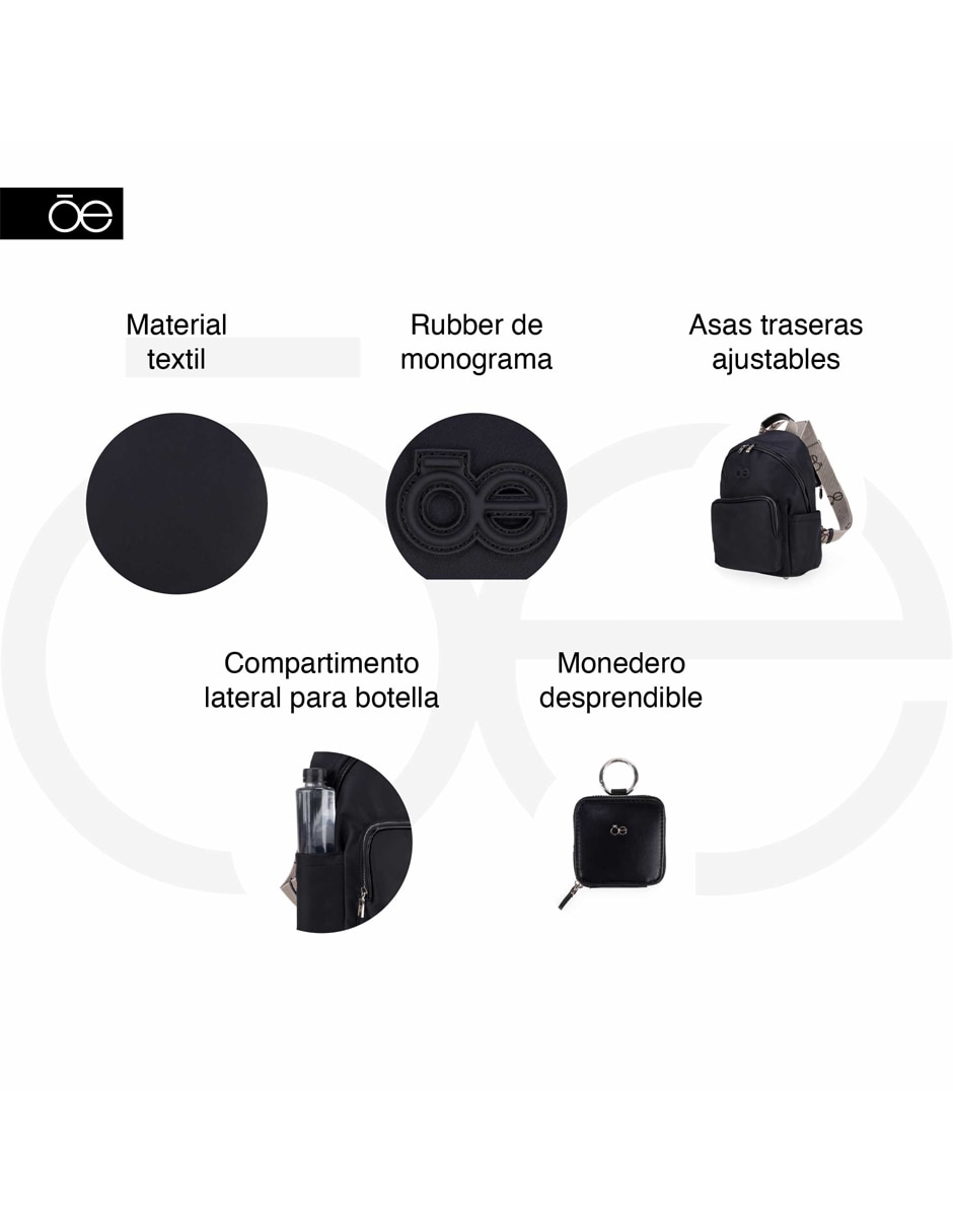 Mochila casual Idaeli para mujer 8