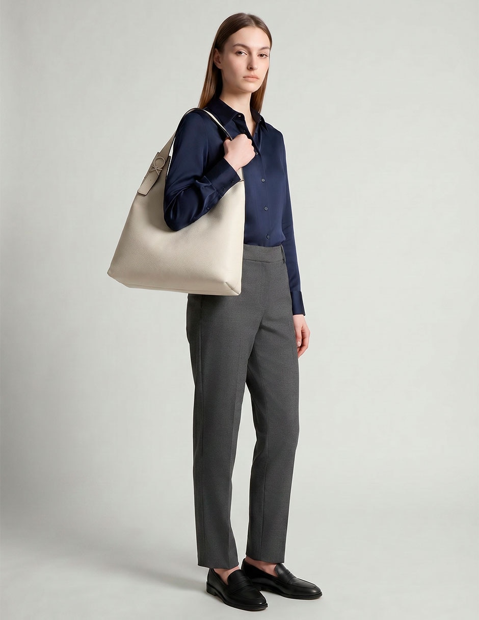 Set/Bolsa Hobo Kamari De Poliuretano Para Mujer 4