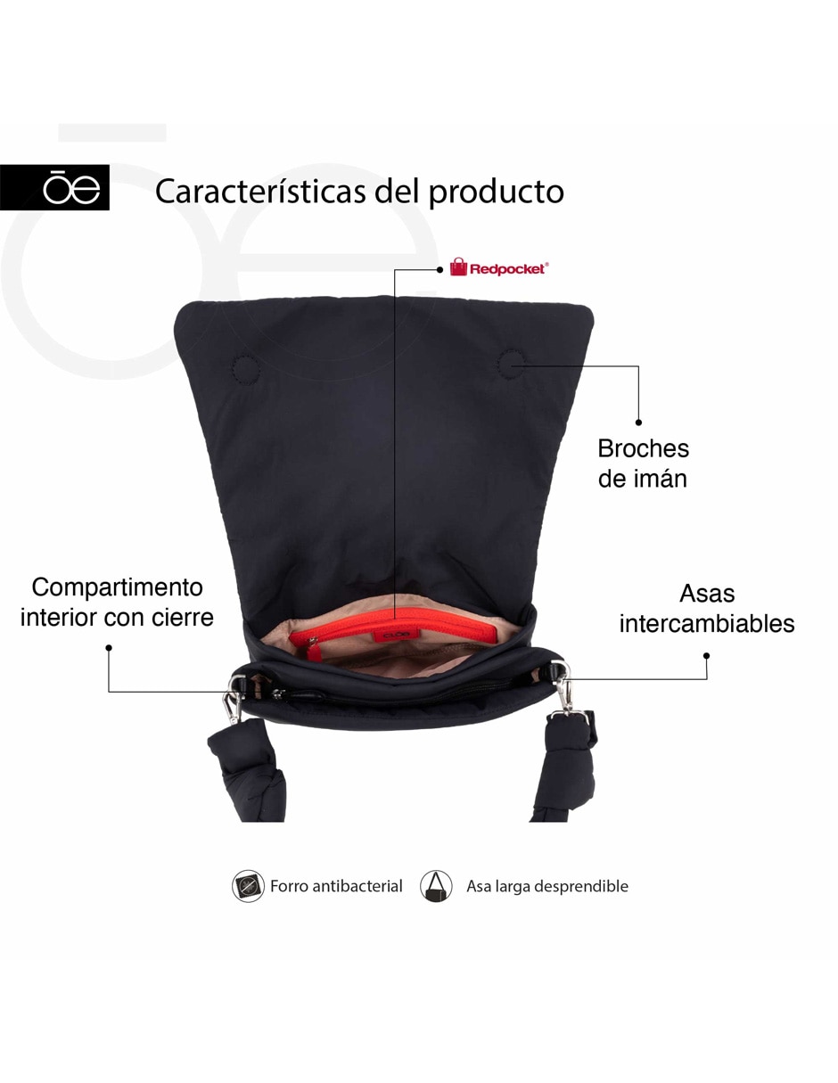 Bolsa crossbody cloe elevri mujer