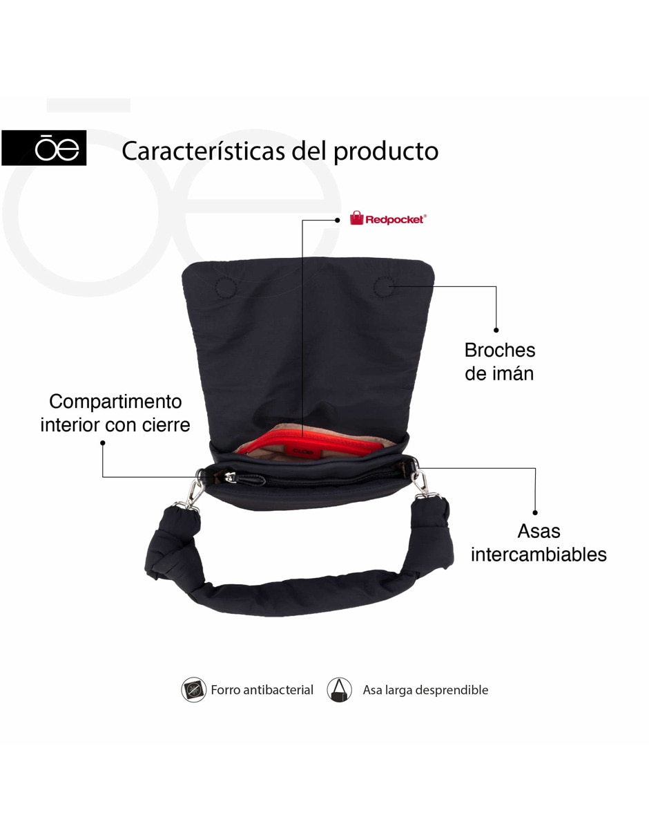 Bolsa crossbody elevri mujer 4