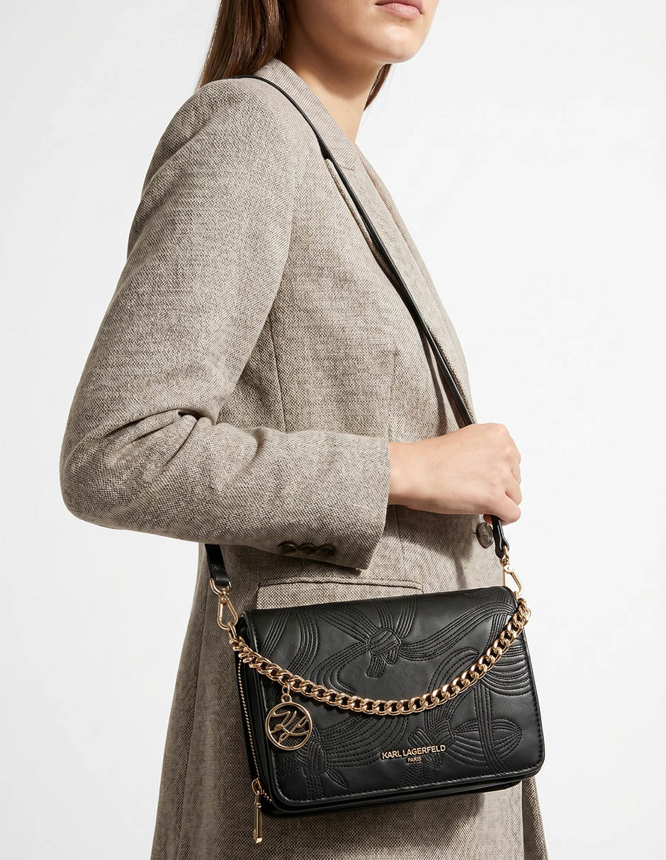 Bolsa crossbody de piel para mujer