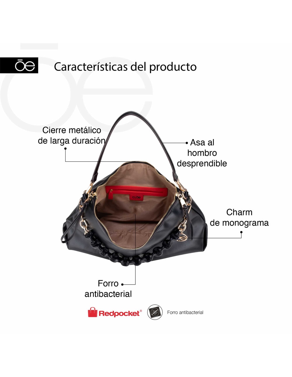 Bolsa hobo cloe veniela mujer