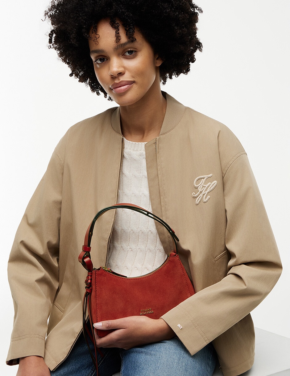 Bolsa shoulder statement de piel mujer 4