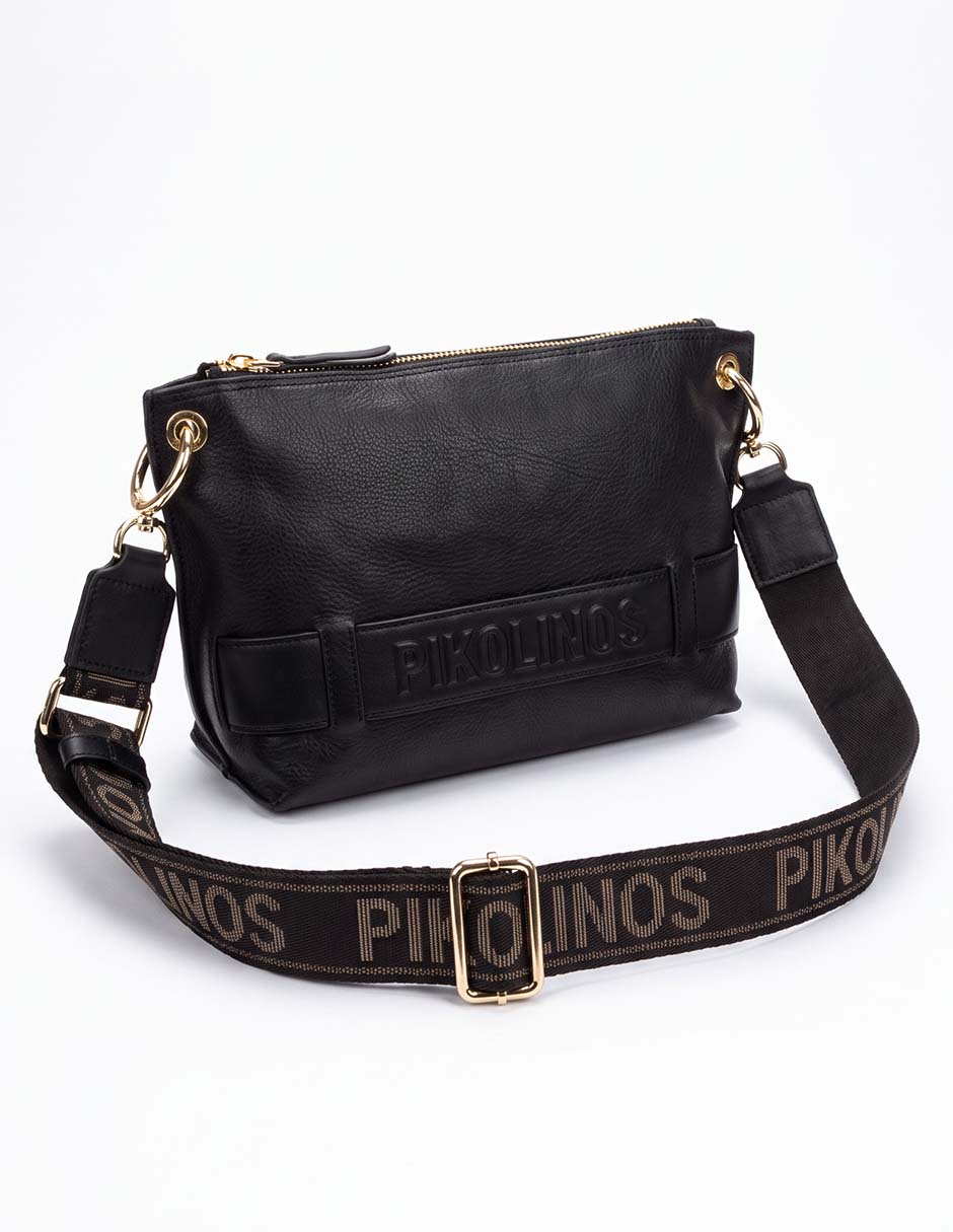 Bolsa crossbody de piel para mujer