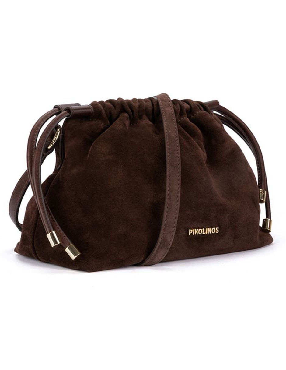 Bolsa bucket de piel para mujer 2