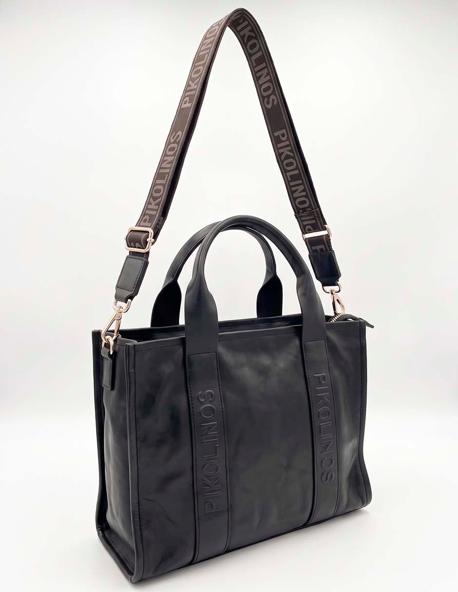 Bolsa tote de piel para mujer 1