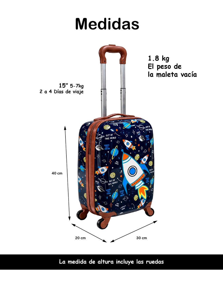 Maleta con ruedas de viaje 11