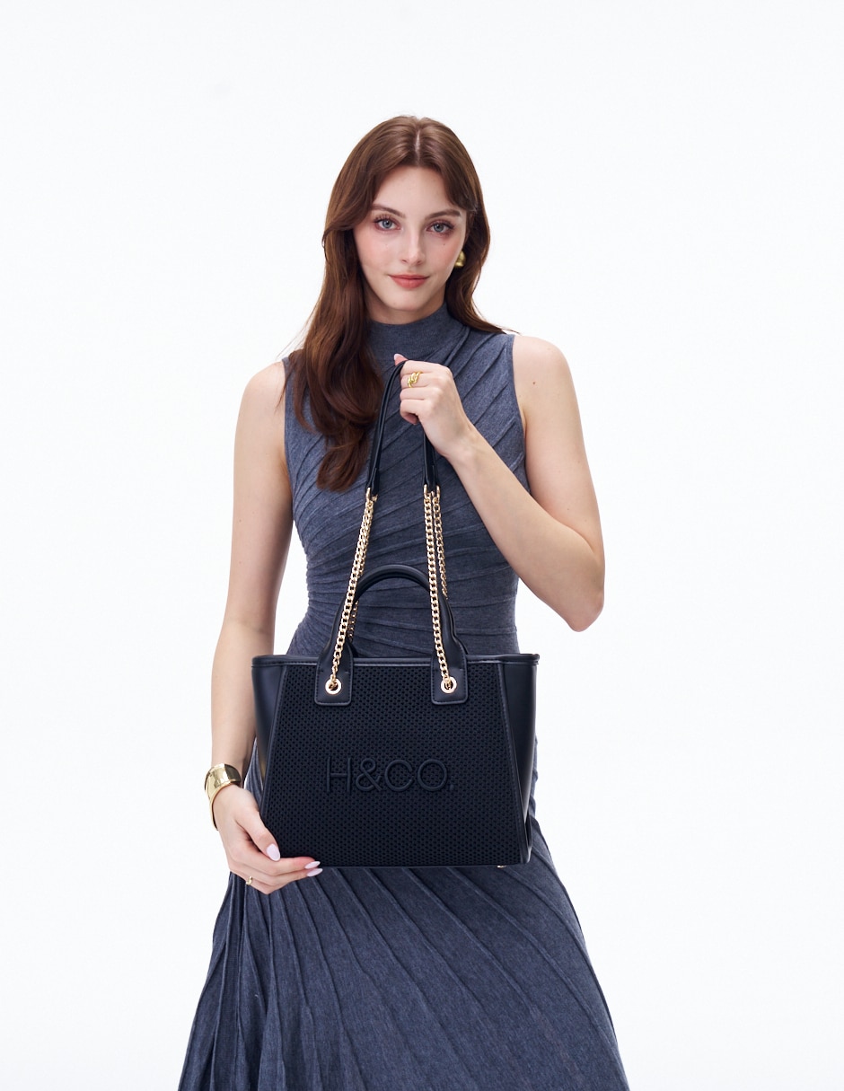 Bolsa satchel Quinn para mujer 6
